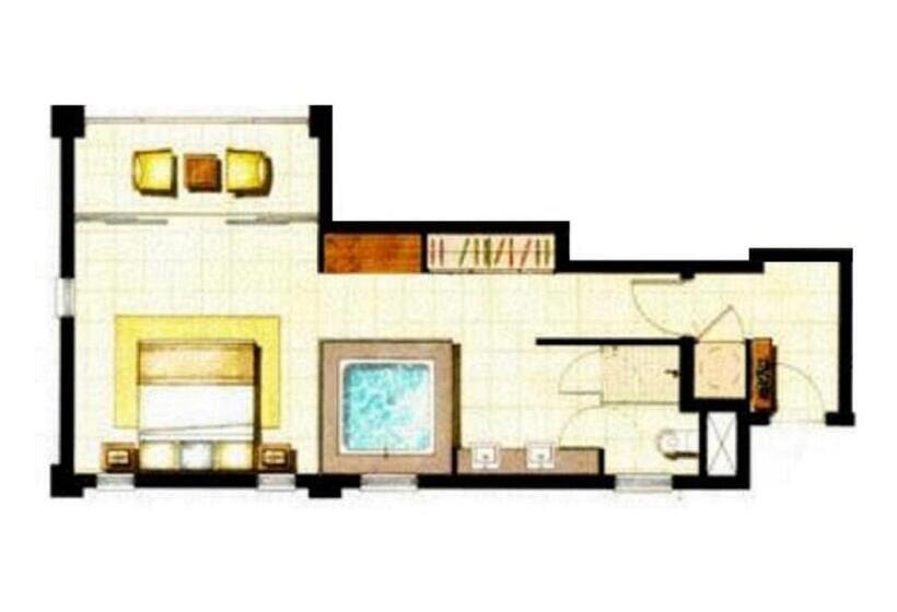 Студия Deluxe, Luxury Apartments At Temple Resort And Spa Port Douglas