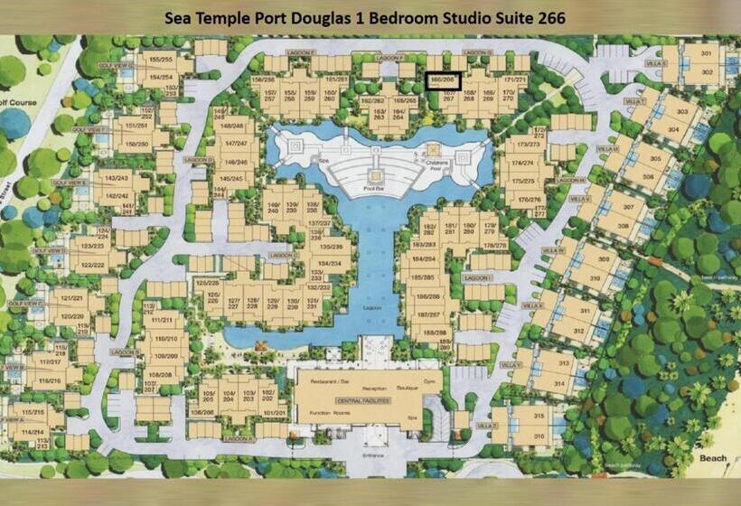 Студио Стандарт Вид на Сад, Luxury Apartments At Temple Resort And Spa Port Douglas