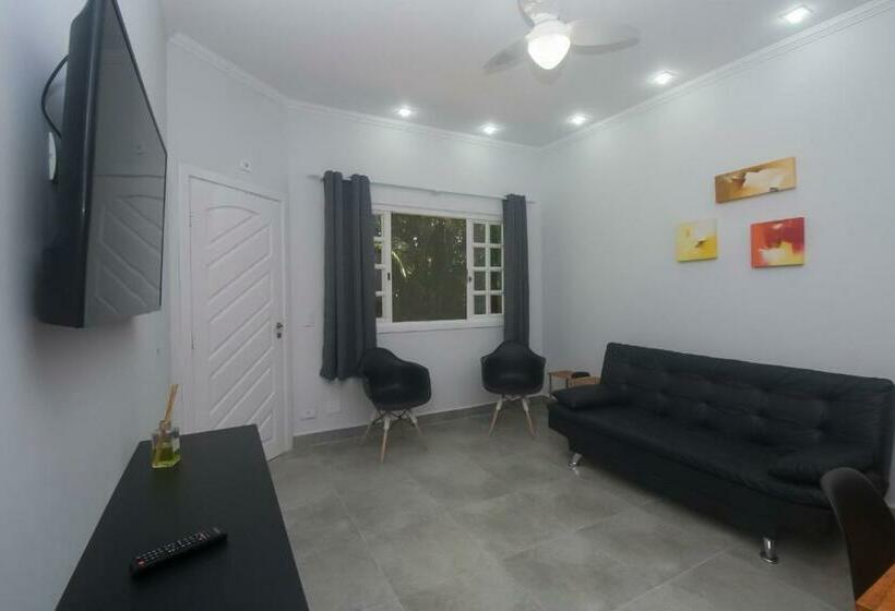 침실 1개 아파트, Flat Com Serviços Na Riviera