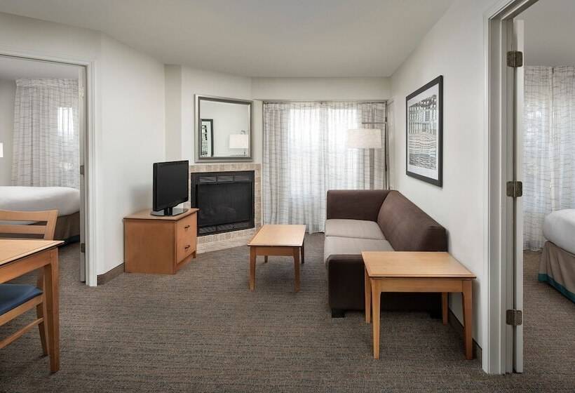 침실 2개 스위트, Residence Inn Chico