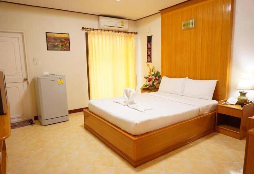 Номер Deluxe, โรงแรมพิมายบุรี Phimaiburi Apartment