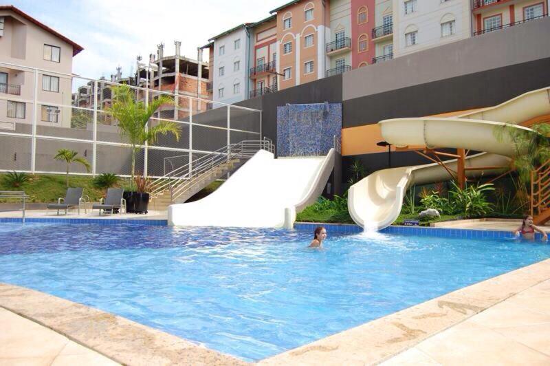 Апартаменты 1 Спальня Вид на Бассейн, Flat Veredas Rio Quente Apto 113