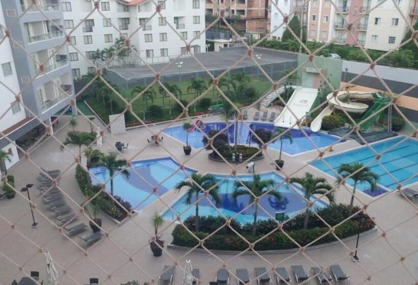 Апартаменты 1 Спальня Вид на Бассейн, Flat Veredas Rio Quente Apto 113