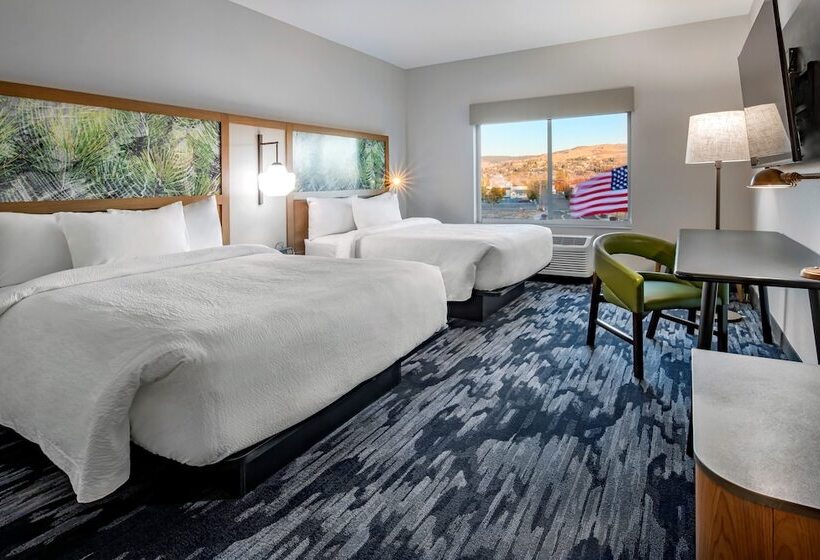 Номер Стандарт 2 Двуспальные Кровати, Fairfield Inn & Suites By Marriott Klamath Falls