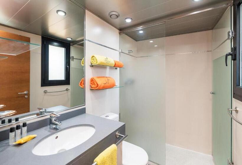 آپارتمان 1 خوابه با تراس, Aparthotel Las Palmeras Castelldefels