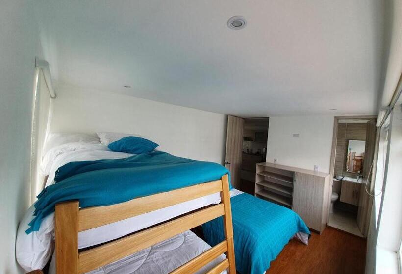 Apartamento 3 Dormitórios, Homy Apartamentos #4   Corferias, Embassy, Airport, G12, Un, Agora