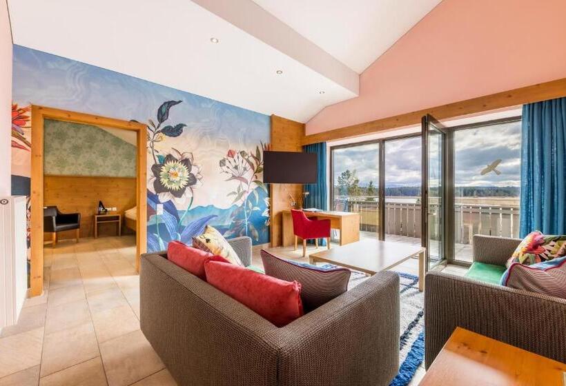 带1个卧室的豪华公寓, Allgäu Hotel Elbsee