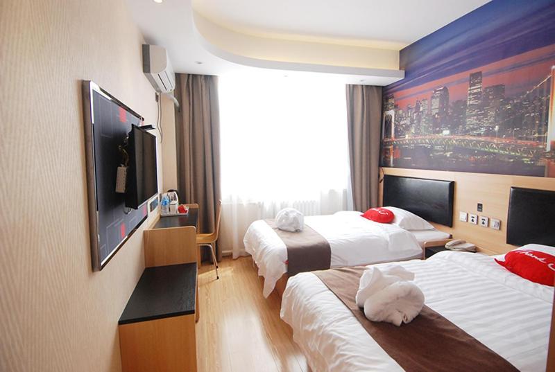 Номер Superior, Thank Inn Chain Hotel Hebei Zhangjiakou Xuanhua District People Park