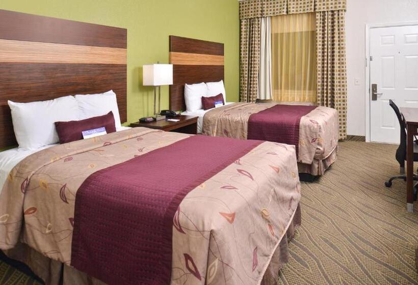 ２ダブルベッドのスタンダードルーム, Americas Best Value Inn Downtown Houston