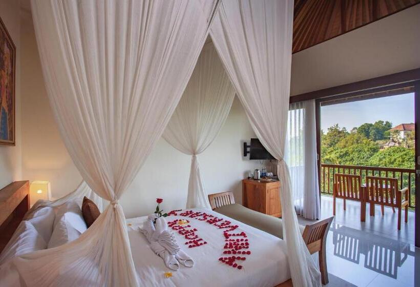Quarto Deluxe com Vistas, Yanyan Resort Ubud