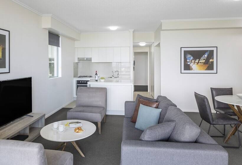 침실 2개 아파트, Oaks Brisbane On Margaret Suites
