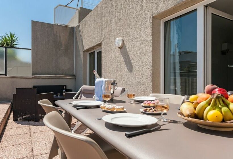 Апартаменты 1 Спальня с Террасой, Residhotel Le Grand Prado