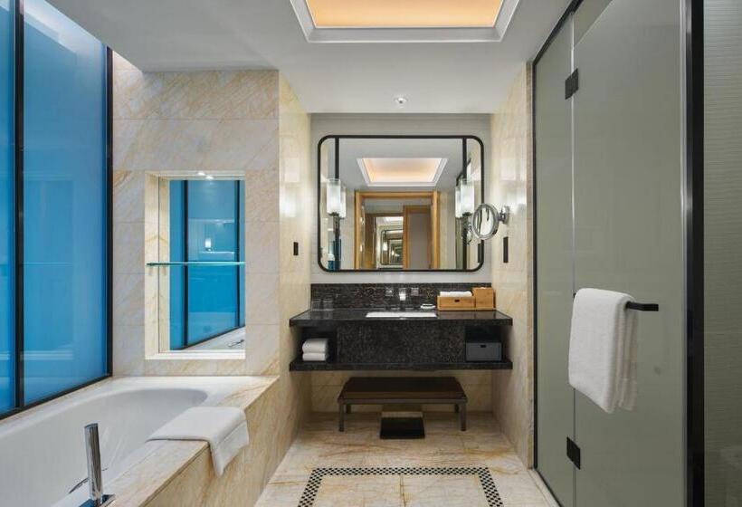 Quarto Standard 2 Camas Casal, Sheraton Shanghai Pudong Riverside
