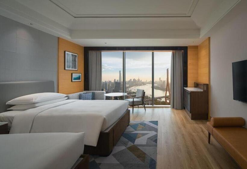 Quarto Standard 2 Camas Casal, Sheraton Shanghai Pudong Riverside
