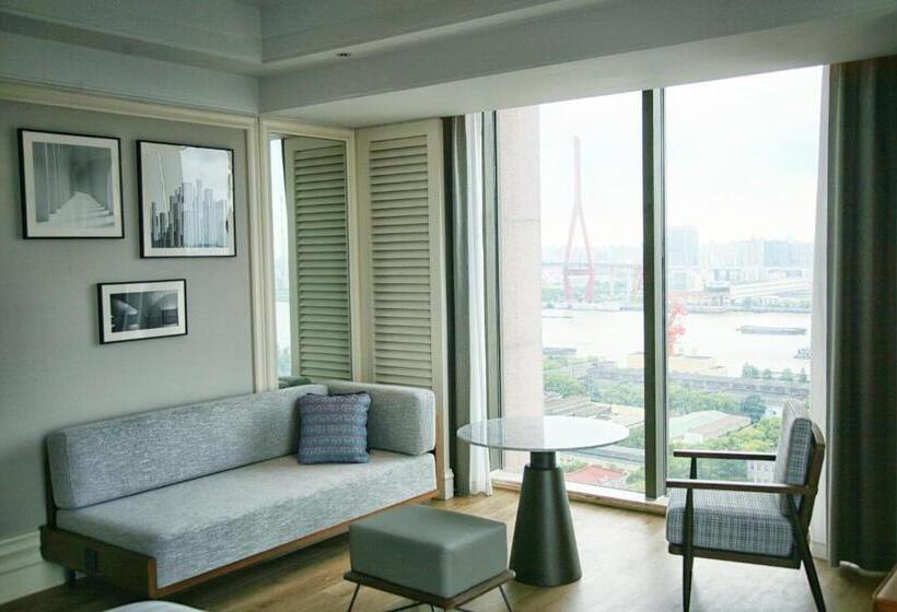 Quarto Deluxe Cama King, Sheraton Shanghai Pudong Riverside