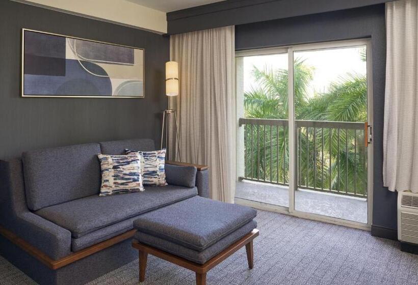 キングサイズベッドのスタンダードルーム, Courtyard By Marriott Fort Lauderdale Weston