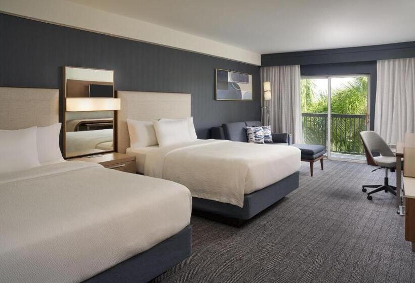 اتاق لوکس با بالکن, Courtyard By Marriott Fort Lauderdale Weston