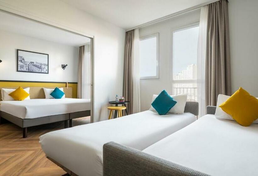 Апартаменты 1 Спальня с Балконом, Aparthotel Adagio Paris Montrouge