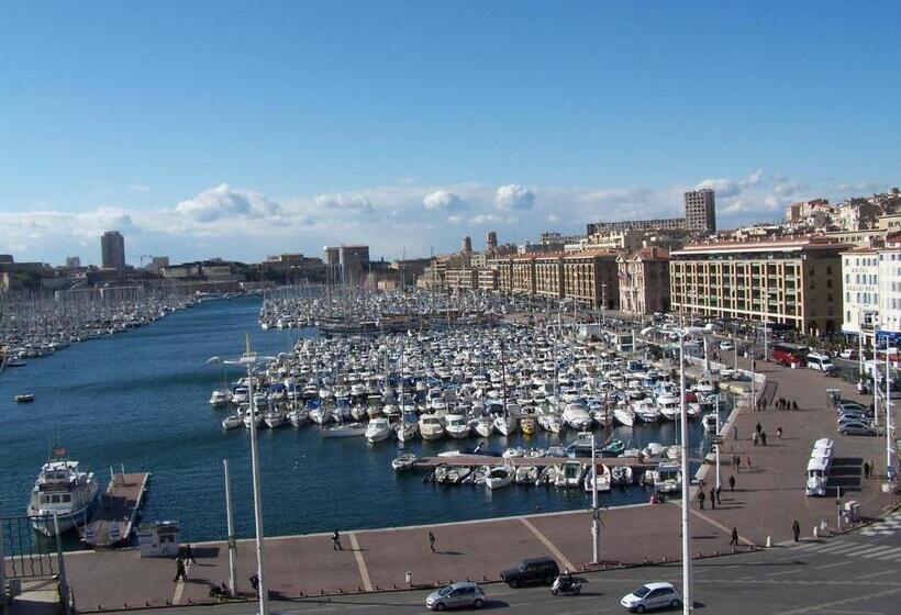 חדר דלוקס לשלושה עף נוף, Escale Oceania Marseille Vieux Port