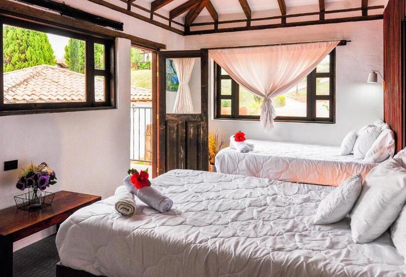 Quarto Deluxe com Sacada, El Mirador Villa De Leyva
