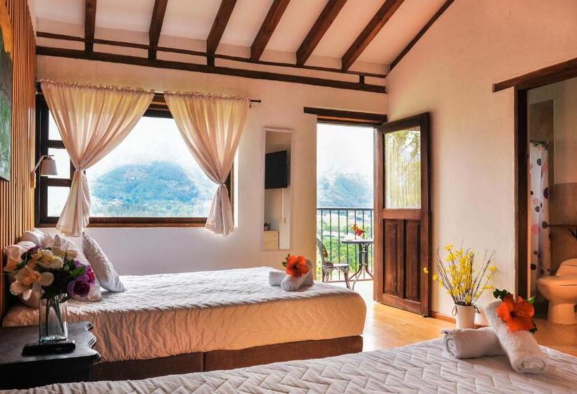 Quarto Deluxe com Sacada, El Mirador Villa De Leyva