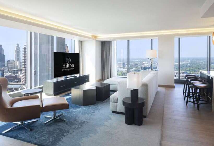 מיטת קינג בסוויטה, Hilton Grand Vacations Club Parc Soleil Orlando