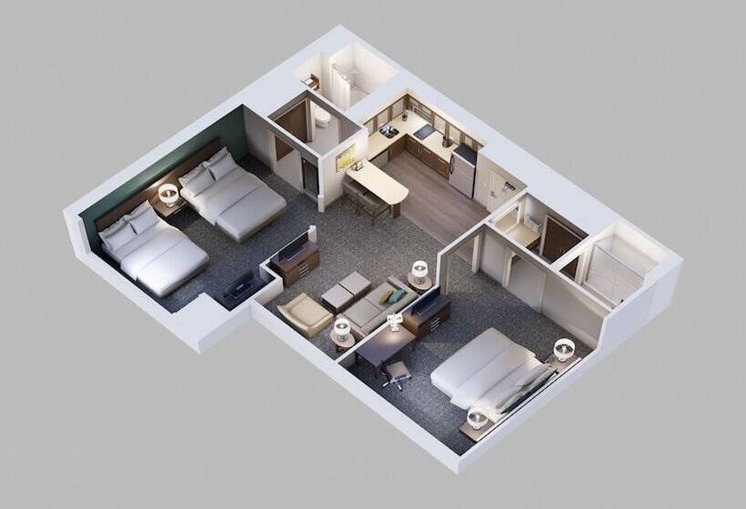Suite 2 Chambres, Staybridge Suites Houston West   Energy Corridor, An Ihg
