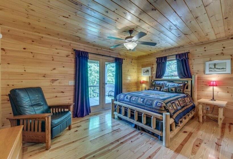오두막, Treetops Mtn View Cabin Near Ocoee River