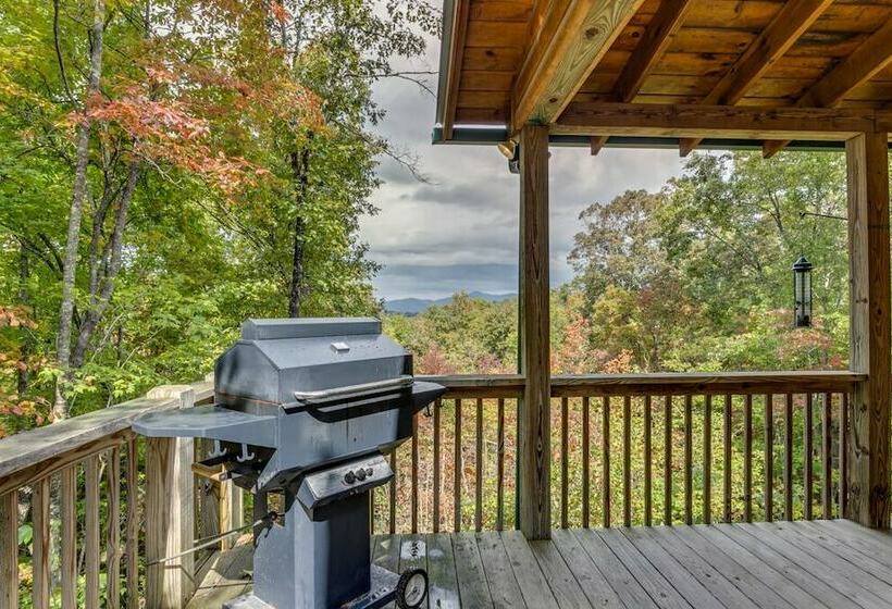 오두막, Treetops Mtn View Cabin Near Ocoee River