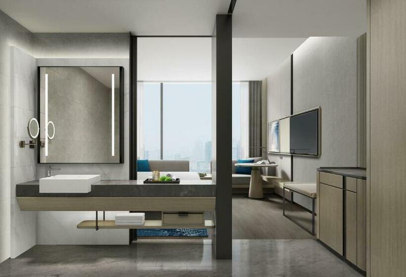 Quarto Deluxe Cama King, Courtyard By Marriott Jiangyin