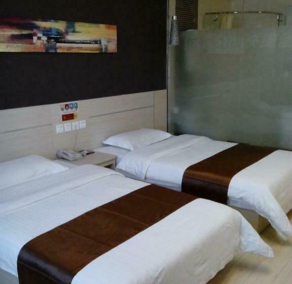 Семейный Номер, Thank Inn Chain Hotel Shandong Rongchengshi Island South Huanghai Road