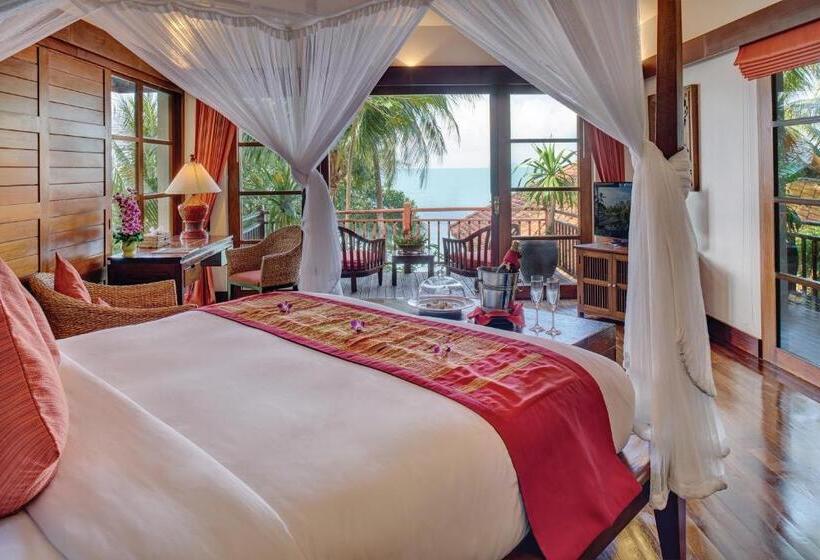 침실 3개 바다 전망 아파트, Napasai, A Belmond Hotel, Koh Samui
