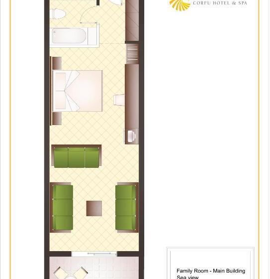 Семейный Номер Вид на Море, Sunshine Corfu Hotel & Spa All Inclusive