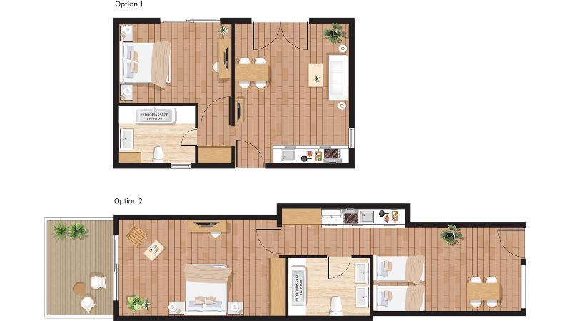 Апартаменты 1 Спальня Вид на Море, Grecotel Plaza Beach House, Grecotel Apartments