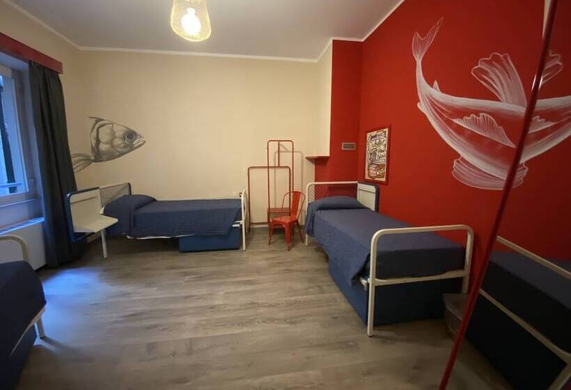 اتاق استاندارد سه نفره, Ostello Bello Genova
