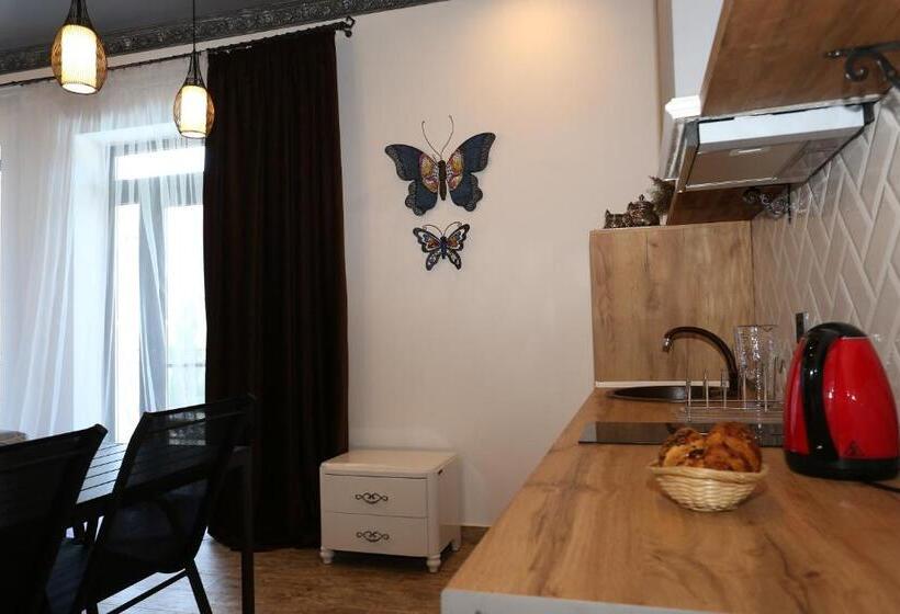 آپارتمان 1 خوابه با چشم‌انداز استخر, Villa Bonapart