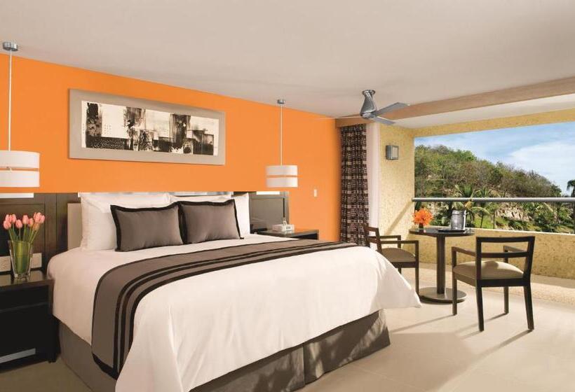quarto Deluxe Cama King com Vistas, Dreams Huatulco Resort & Spa
