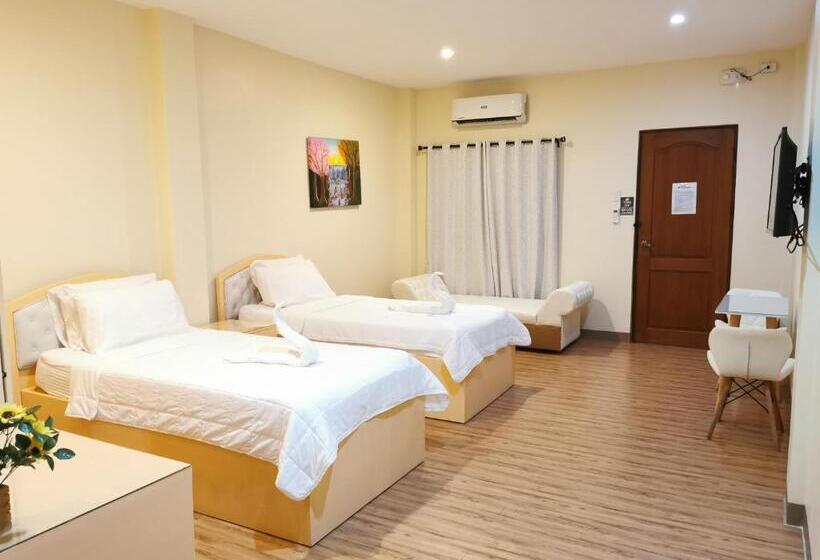 Апартаменты 1 Спальня Нижний Этаж, Acrige Apartelle 2pax Twin @ Heart Of Bogo City