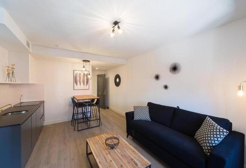 １ベッドルームアパートメント, Santa Catalina Suites Gijón