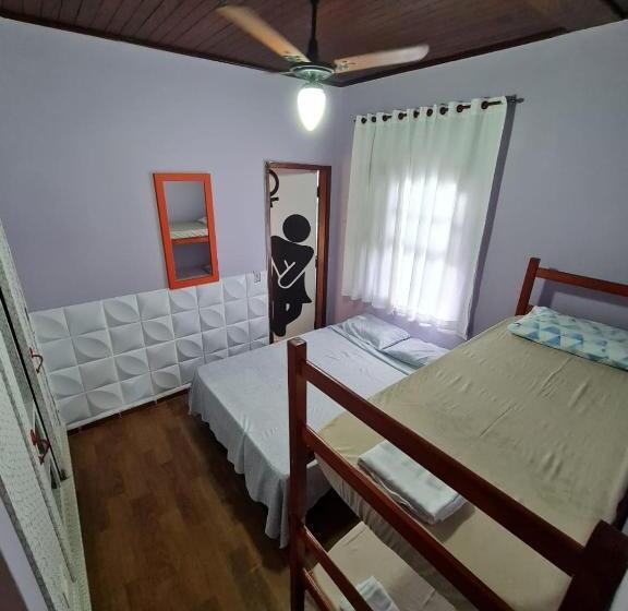 패밀리 룸, Hostel 4 Elementos   200 Metros Da Praia De Pernambuco E Do Mar Casado