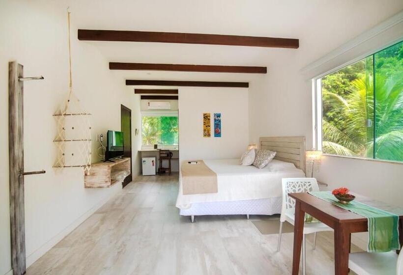 스위트 킹사이즈 침대, Bella Gamboa Casa De Praia   Gamboa, Morro De São Paulo