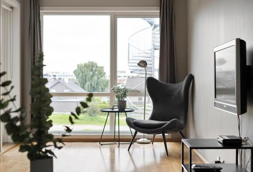 Апартаменты 1 Спальня, Bjørvika Apartments   Forus Leilighetshotell