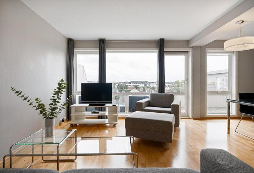 Апартаменты 2 Спальни, Bjørvika Apartments   Forus Leilighetshotell