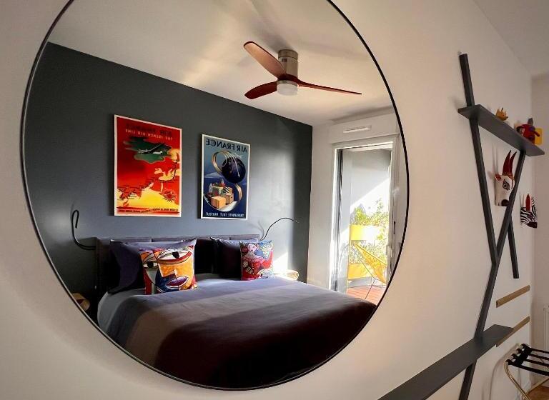 آپارتمان 1 خوابه با تراس, Chambre D Hôtes Sur île De Nantes