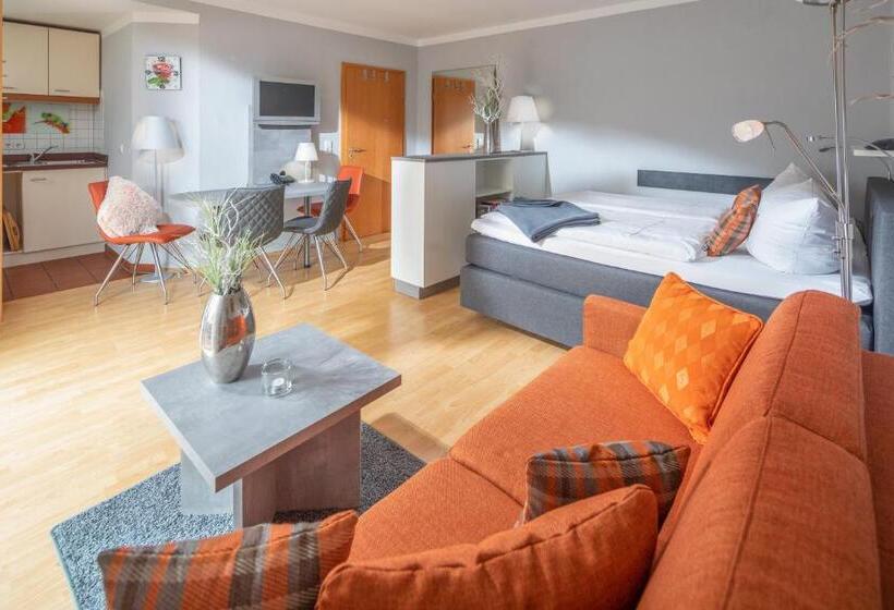 Апартаменты 1 Спальня с Террасой, Appartement Haus Bracht  Direkt Am Kurplatz
