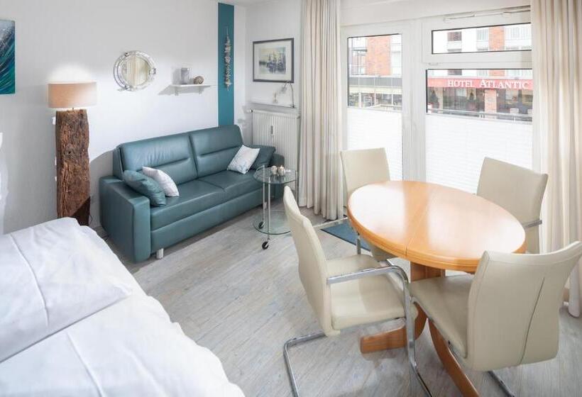 Апартаменты 1 Спальня с Балконом, Appartement Haus Bracht  Direkt Am Kurplatz
