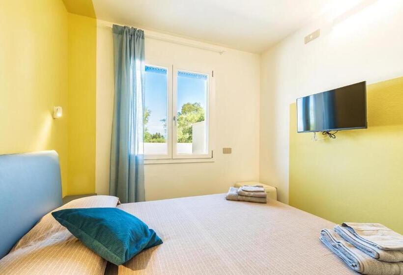 Номер Стандарт Вид на Бассейн, Affittacamere Resort Beach San Gemiliano