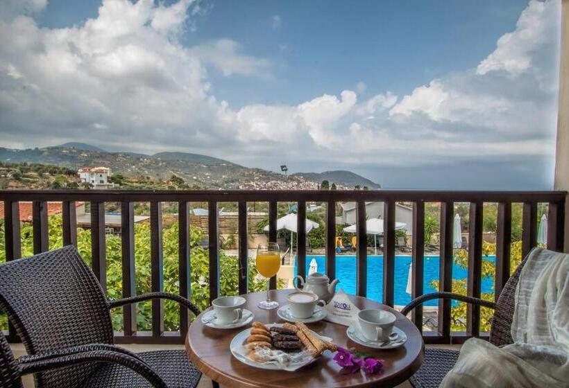 Apartamento 1 Quarto Vista Mar Lateral, Skopelos Holidays Hotel & Spa