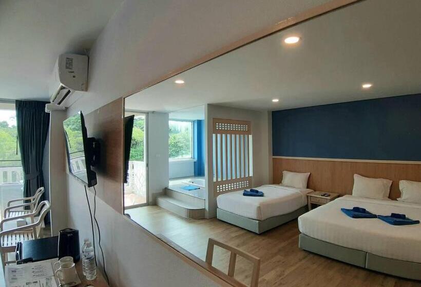 디럭스 패밀리 룸, Karon Living Room   Sha Plus