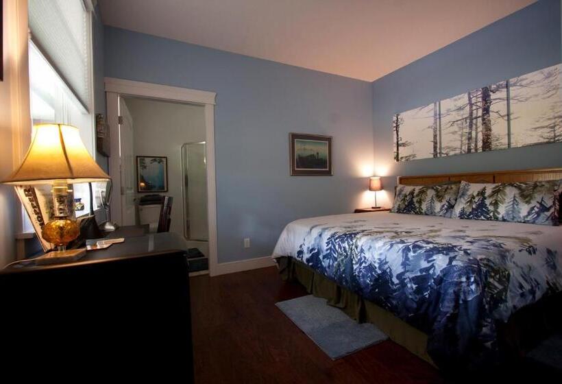 带大床的标准间, Salmon Point B&b